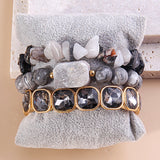 Boho Beaded Bracelet 3pc Stack Sets For Women Gift