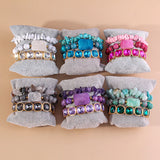 Boho Beaded Bracelet 3pc Stack Sets For Women Gift