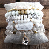 Boho Beaded Bracelets Set 6pc Stack Bracelet Set Gift For Women