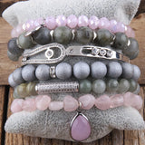 6pc Boho Jewelry Set Stack Bracelet Bangle Set Bohemian Gift