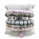 6pc Boho Jewelry Set Stack Bracelet Bangle Set Bohemian Gift
