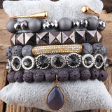 6pc Boho Jewelry Set Stack Bracelet Bangle Set Bohemian Gift