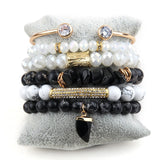 6pc Boho Jewelry Set Stack Bracelet Bangle Set Bohemian Gift