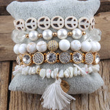 Boho Jewelry Set 5pc Stack Bracelet Sets For Women