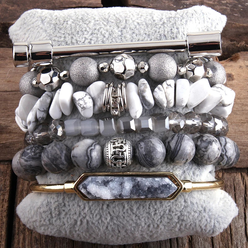 Boho Beaded Bracelet Sets & 6pc Stack Set