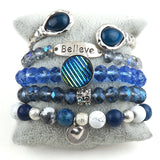 Boho 5pc Stack Bracelet Set for Women