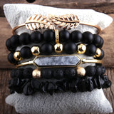 Boho Stack Bracelet Set Natural Beaded Bohemian Jewelry