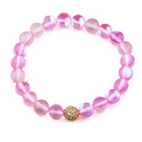 Beaded Bracelet 8mm Cubic Zircon Crystal Bracelets For Women Jewelry