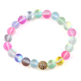 Beaded Bracelet 8mm Cubic Zircon Crystal Bracelets For Women Jewelry