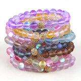 Beaded Bracelet 8mm Cubic Zircon Crystal Bracelets For Women Jewelry