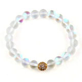 Beaded Bracelet 8mm Cubic Zircon Crystal Bracelets For Women Jewelry
