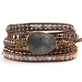 Bohemian Stone Charm Wrap Bracelets Gift DropShipping