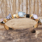 RH Jewelry 5 Druzy Charm Bangle Women Gift