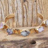 RH Jewelry 5 Druzy Charm Bangle Women Gift