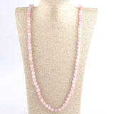 RH 8mm Natural Stones 108 bead Long Necklaces Women Necklace