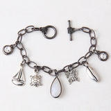 RH Jewelry Hot Link Charm Drop Bracelet For Women Gift