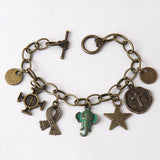 RH Jewelry Hot Link Charm Drop Bracelet For Women Gift