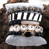 5pc Natural Stone Female Femme Bracelets Sets For Women Jewelry