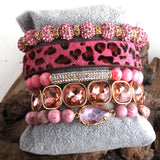 5pc Natural Stone Female Femme Bracelets Sets For Women Jewelry