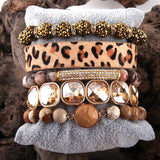5pc Natural Stone Female Femme Bracelets Sets For Women Jewelry