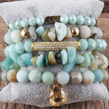 Boho Beaded Bracelet 5pc Stack Bangle Set Gift DropShip