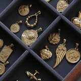 RHYSONG Stainless Steel Flower Pendant for Necklace Making