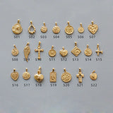 RHYSONG Stainless Steel Flower Pendant for Necklace Making