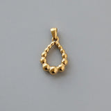 RHYSONG Stainless Steel Flower Pendant for Necklace Making