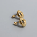 RHYSONG 316L Stainless Steel Geometric Stud Earrings For Women