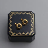 RHYSONG 316L Stainless Steel Geometric Stud Earrings For Women