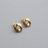 RHYSONG 316L Stainless Steel Geometric Stud Earrings For Women