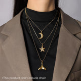 RHYSONG Stainless Steel Charms for Women Necklace