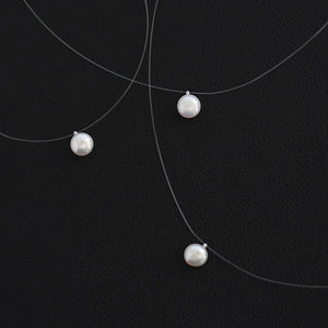 RHYSONG Freshwater Pearl Tear Drop Pendant Necklace Chain