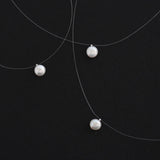 RHYSONG Freshwater Pearl Tear Drop Pendant Necklace Chain