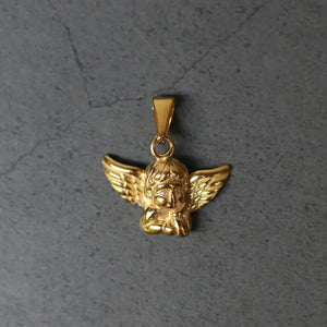 RHYSONG Vintage Cross Charm Stainless Steel Pendant