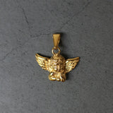 RHYSONG Vintage Cross Charm Stainless Steel Pendant