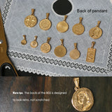 RHYSONG Roman Coin Women Pendant Necklace Jewelry Charms
