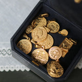 RHYSONG Roman Coin Women Pendant Necklace Jewelry Charms