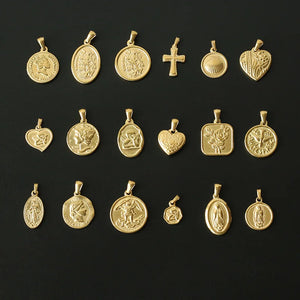 Vintage Stainless Steel Charm Pendant for Women Necklace Making