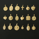 Vintage Stainless Steel Charm Pendant for Women Necklace Making