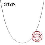 925 Sterling Silver Necklace 1mm Snake Chain