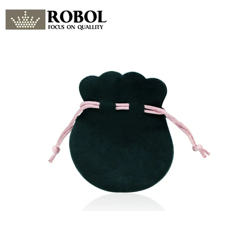 RLLEN Charm Women's Ring Beaded Jewelry Storage Protection Velvet Bag