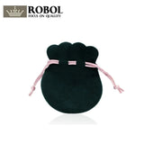 RLLEN Charm Women's Ring Beaded Jewelry Storage Protection Velvet Bag