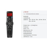 RM991 Universal Remote Control for TV/DVD, VCR, SAT/CABLE, A/C