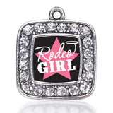 Rodeo Girl Square Charm Necklace