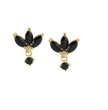 Crystal Charming Hoops Earrings Huggie Earrings Prevent Allergy
