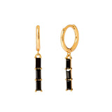 Crystal Charming Hoops Earrings Huggie Earrings Prevent Allergy
