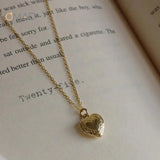 Heart Pendant Chain Necklace for Women Jewelry