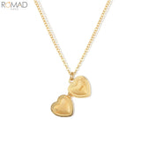 Heart Pendant Chain Necklace for Women Jewelry