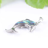 Natural Zelanian Abalone Shell Pearl Gem Stone Bead Pendant Charm
